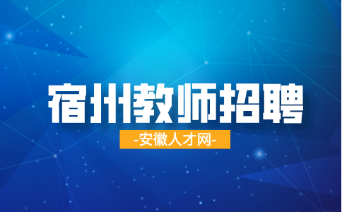 安徽人才网：宿州埇桥区汴河中心小学招聘小学教师